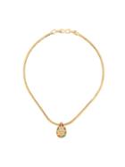 Susan Caplan Vintage Teardrop Pendant Necklace - Gold