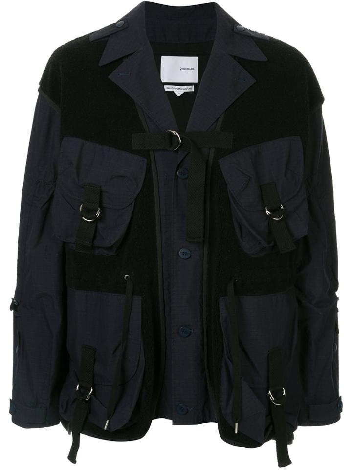 Yoshiokubo Military Style Blazer Jacket - Blue