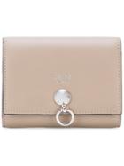 Fendi Gusseted Cardholder - Nude & Neutrals