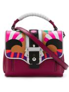 Paula Cademartori Dun Dun Shoulder Bag, Women's, Pink/purple, Calf Leather