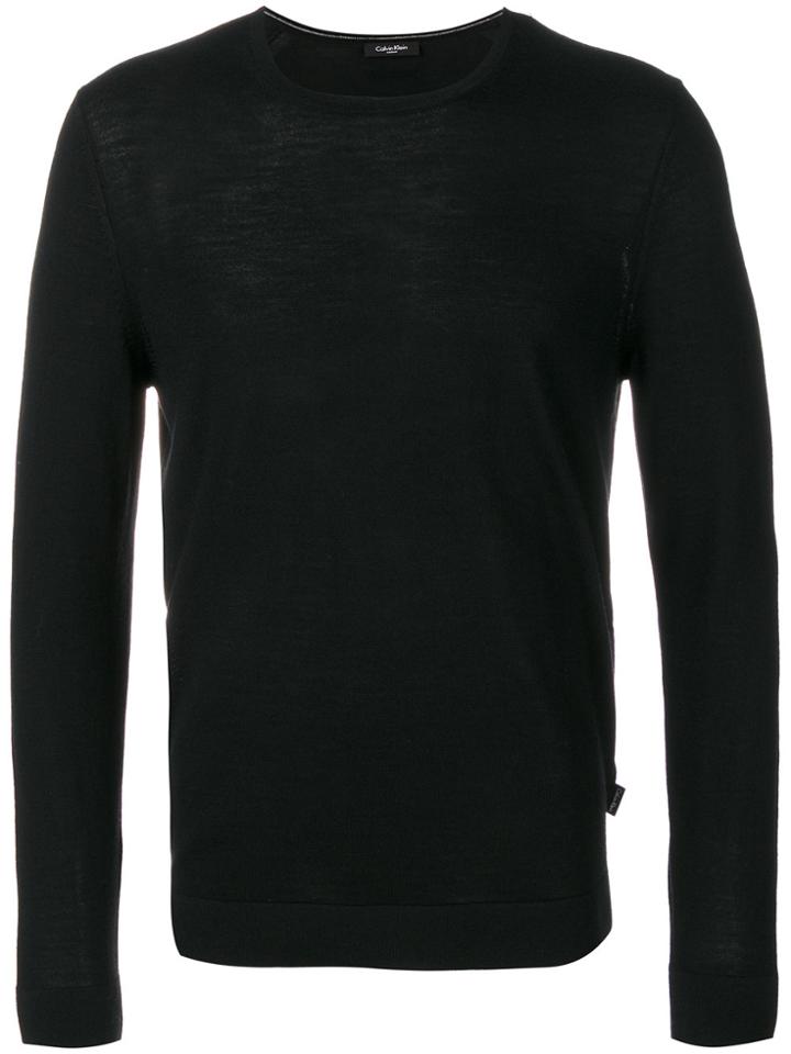 Calvin Klein Crew Neck Sweater - Black