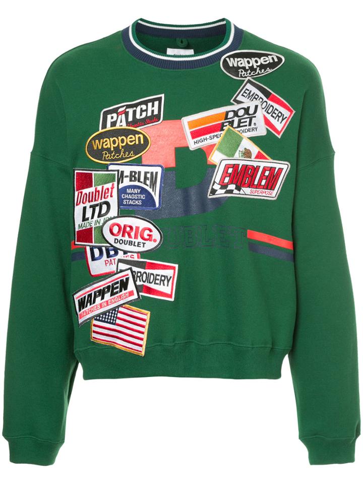 Doublet Patches Sweatshirt - Green