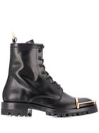 Alexander Wang Metal Toe Detail Boots - Black