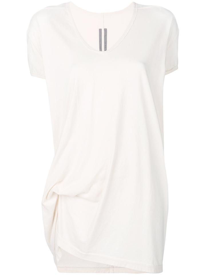 Rick Owens Hiked T-shirt - Nude & Neutrals