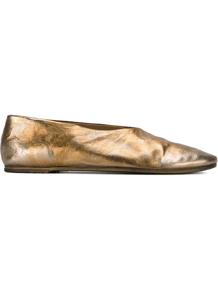Marsèll Metallic (grey) Ballerinas, Women's, Size: 38, Calf Leather/leather