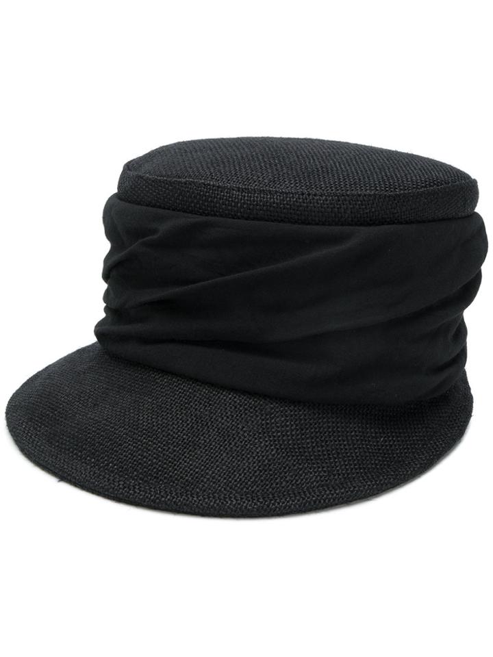 Y's Peaked High Cap - Black