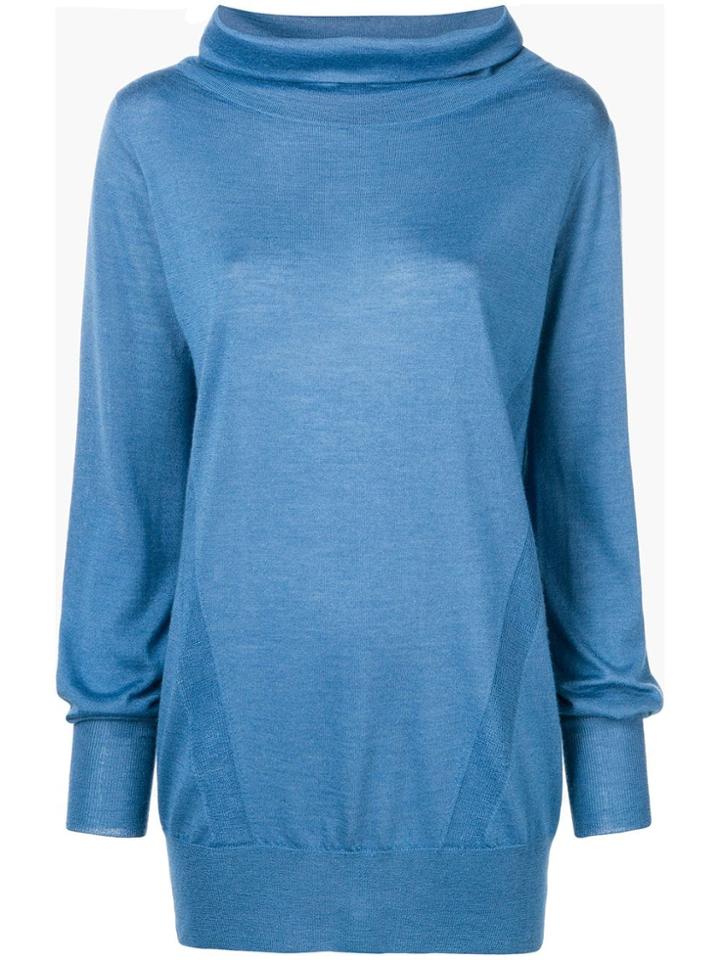Eleventy Knitted Sweatshirt - Blue