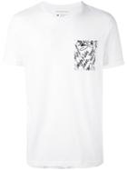 Printed Chest Pocket T-shirt - Men - Cotton - S, White, Cotton, Calvin Klein Jeans