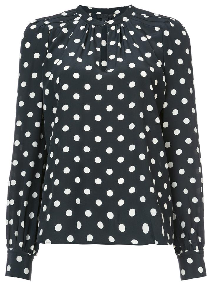 Marc Jacobs Polka Dot Shirt - Black