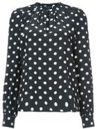 Marc Jacobs Polka Dot Shirt - Black