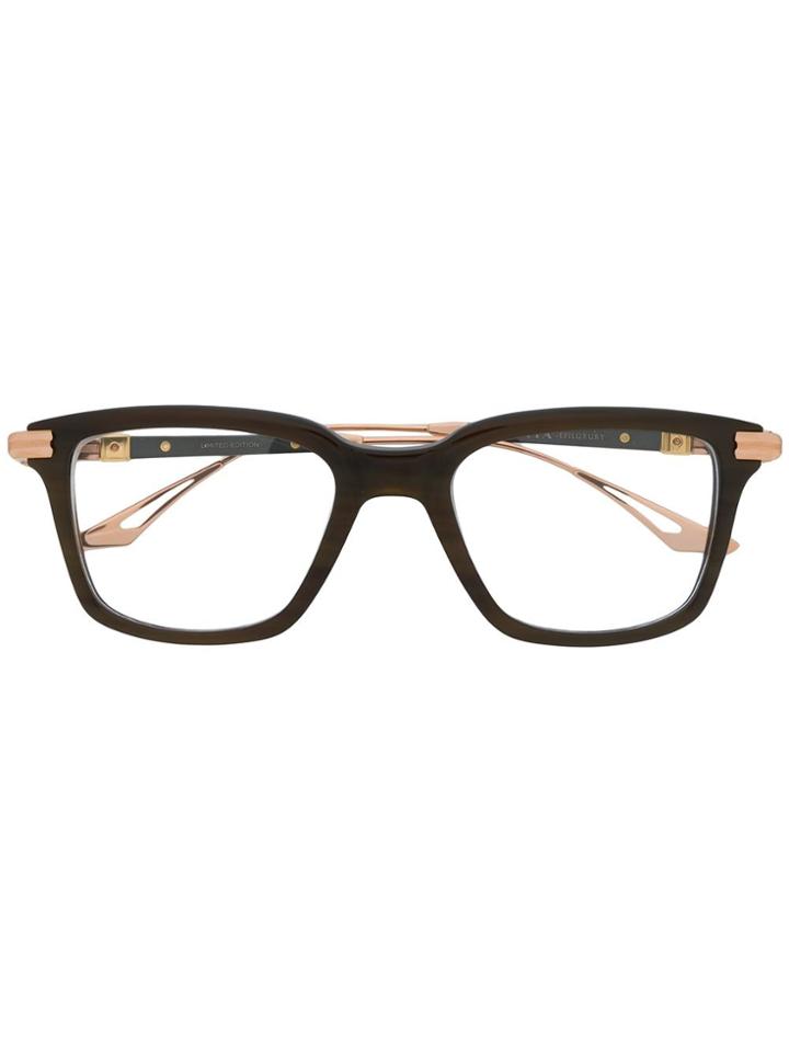 Dita Eyewear Square Frame Sunglasses - 02 Brn-rgd