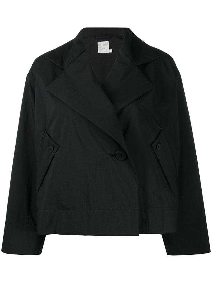 Pleats Please By Issey Miyake Wrap Style Jacket - Black