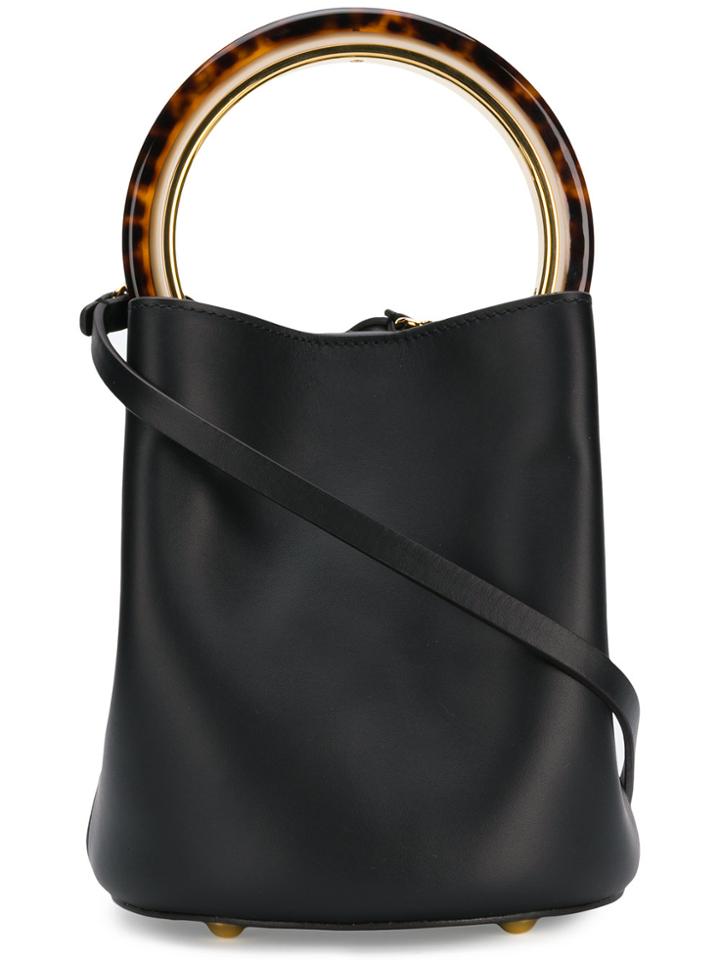 Marni Mini Pannier Tote - Black