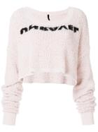 Unravel Project Front Printed Sweater - Neutrals
