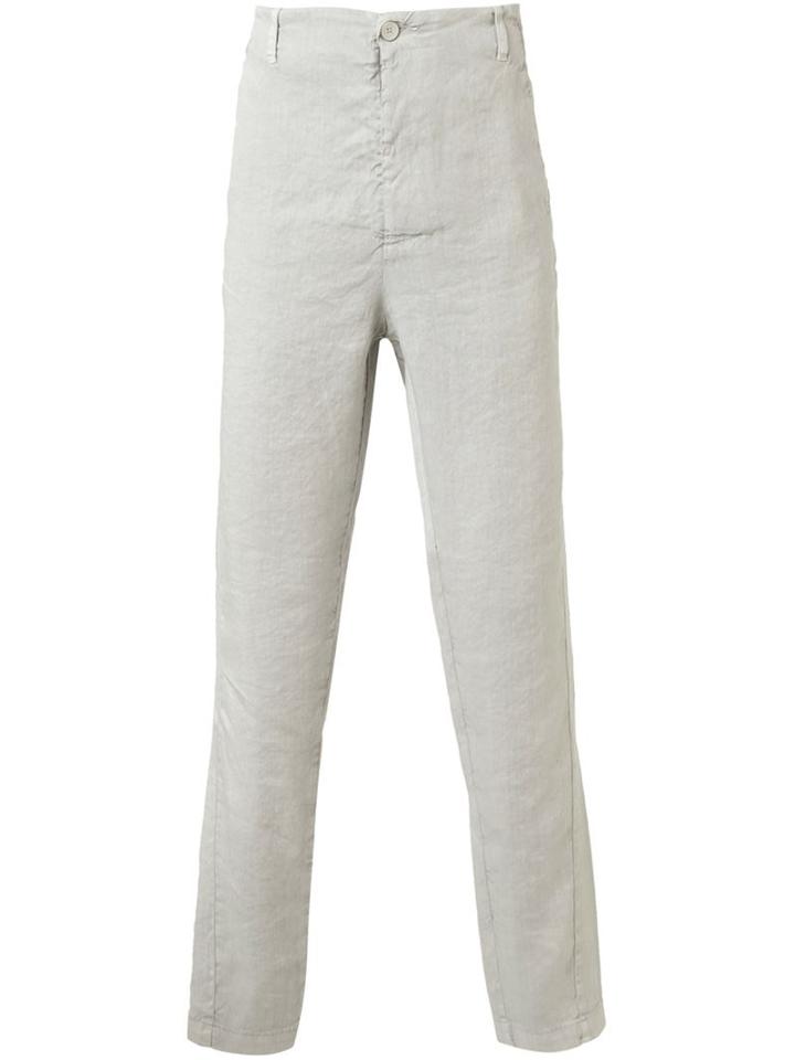 Transit Loose Fit Trousers, Men's, Size: L, Grey, Linen/flax