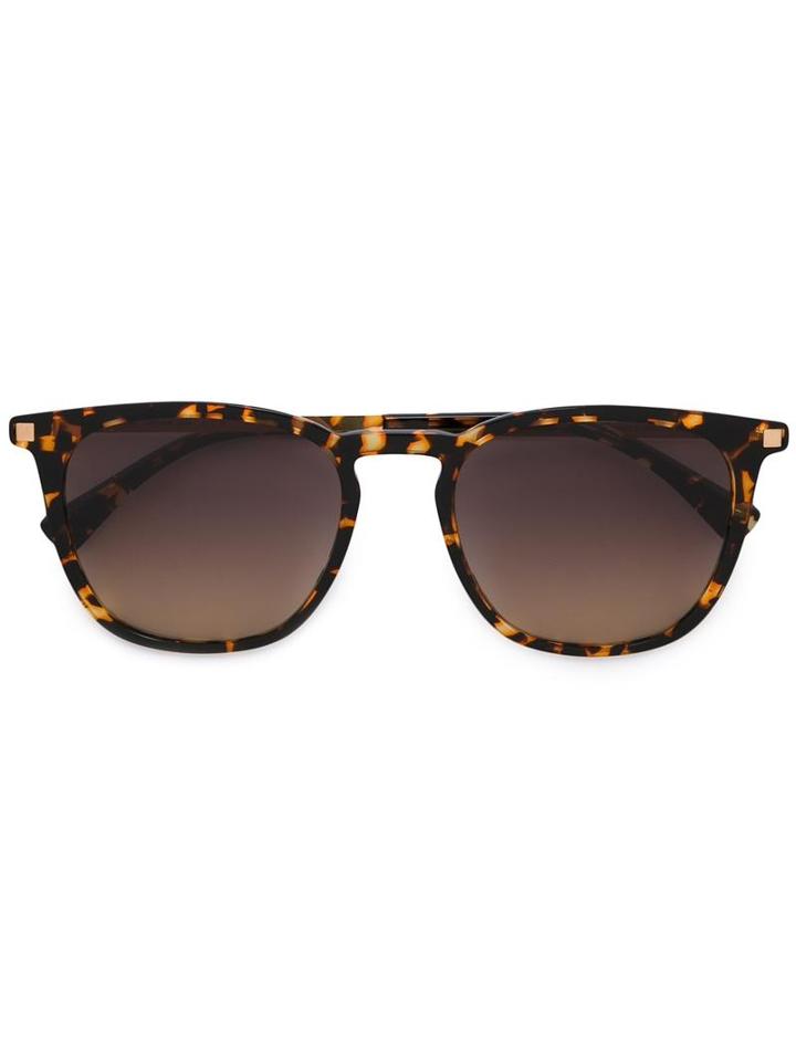 Mykita 'eska' Sunglasses, Adult Unisex, Brown, Acetate/stainless Steel