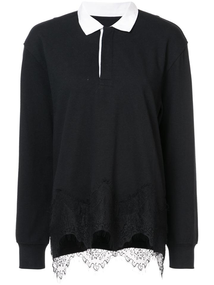 Rag & Bone Contrast-collar Blouse - Black