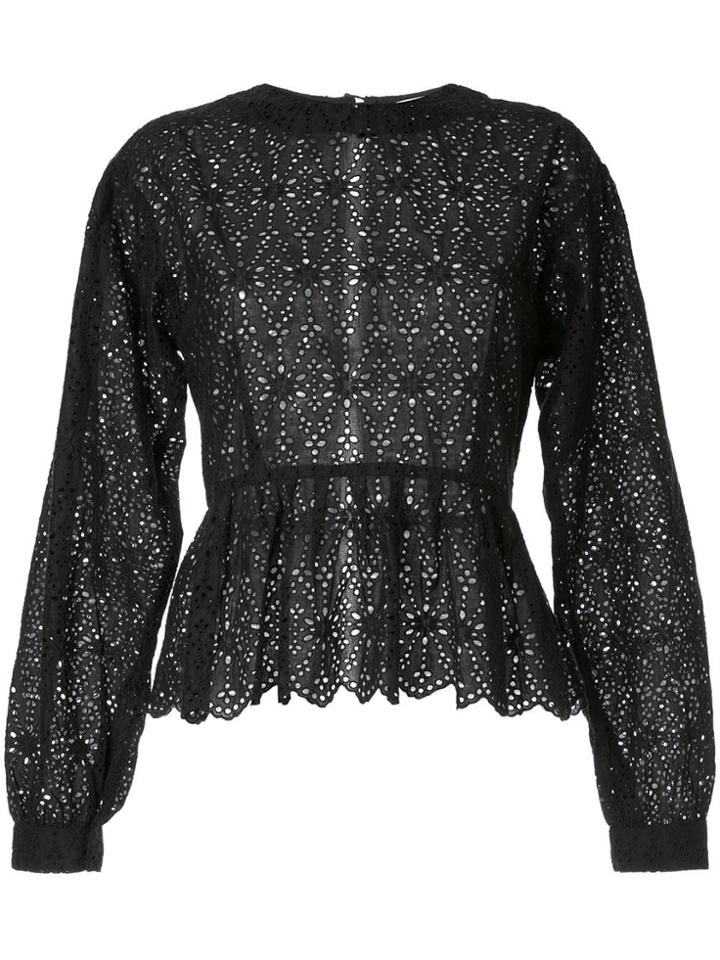 Sir. Amelie Tie Top - Black