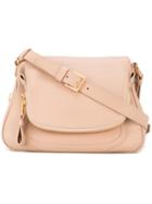 Tom Ford - Medium Double Strap Jennifer Crossbody Bag - Women - Bos Taurus - One Size, Nude/neutrals, Bos Taurus