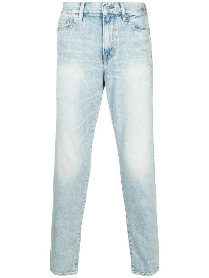 Hysteric Glamour Tapered Cropped Jeans - Blue