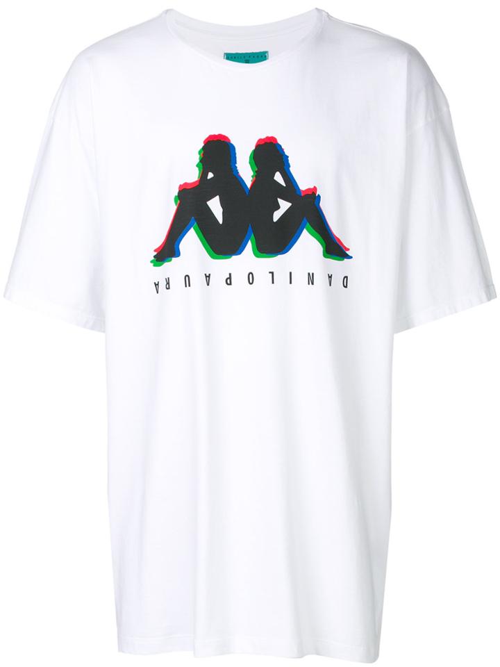 Paura Logo Print T-shirt - White