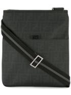 Fendi Vintage Zucca Pattern Cross Body Shoulder Bag - Black