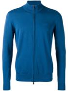 Armani Jeans - Zipped Sweatshirt - Men - Cotton - Xxl, Blue, Cotton
