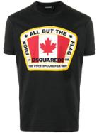 Dsquared2 Canadian Flag T-shirt - Black