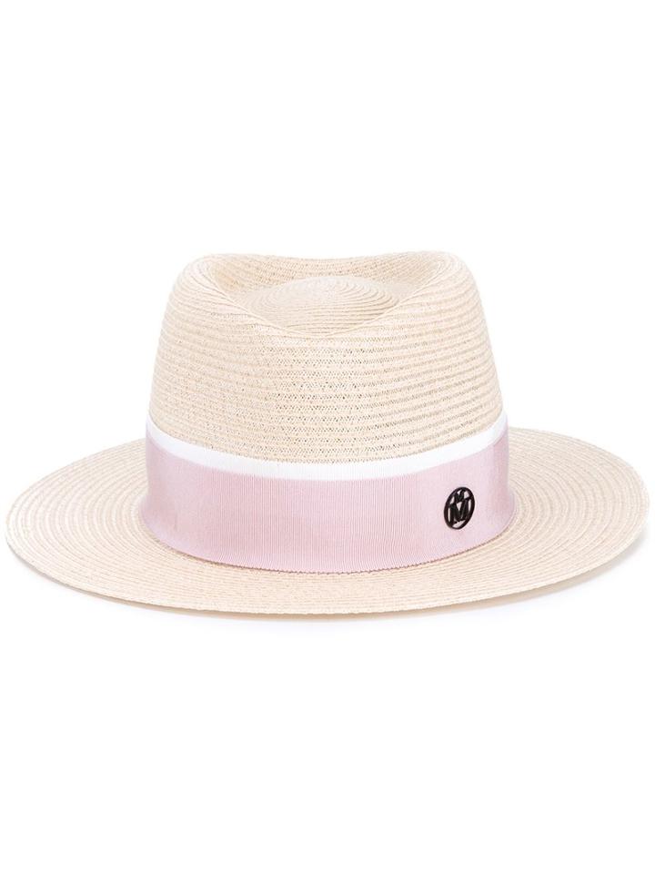 Maison Michel 'andre' Hat, Women's, Size: Small, Nude/neutrals, Straw/hemp