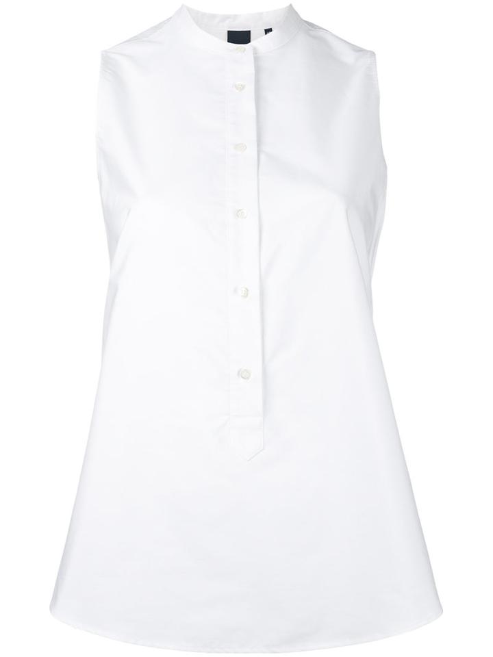 Aspesi Flared Blouse, Women's, Size: 42, White, Cotton
