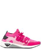 Diesel Slip-on Knit Trainers - Pink