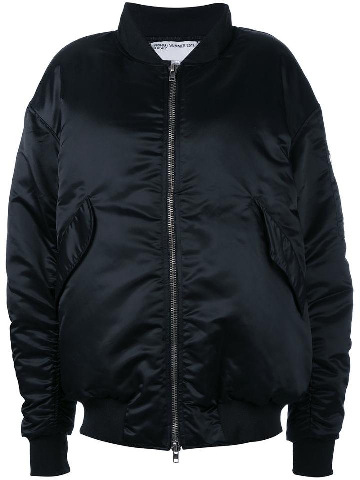 Brain Dead Virtual Enemy Jacket, Women's, Size: Xs, Black, Cotton/polyamide/viscose