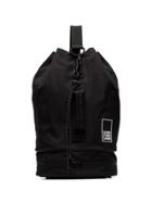 Ganni Triple-strap Drawstring Backpack - Black