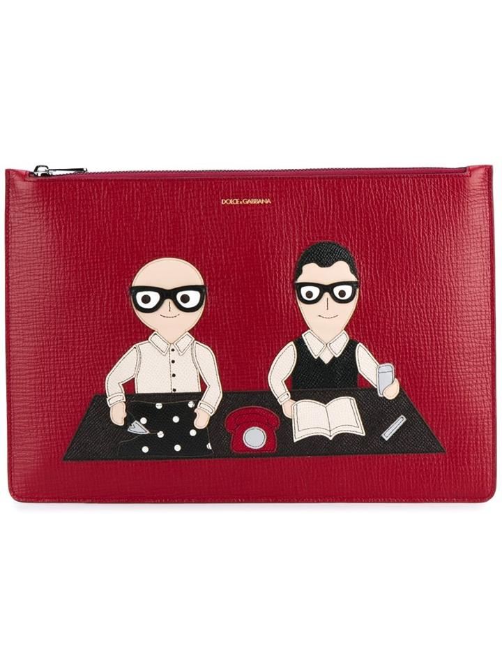 Dolce & Gabbana Designer's Patch Clutch