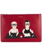 Dolce & Gabbana Designer's Patch Clutch
