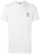 Mcq Alexander Mcqueen Chest Glyph Logo Print T-shirt, Men's, Size: Large, White, Cotton