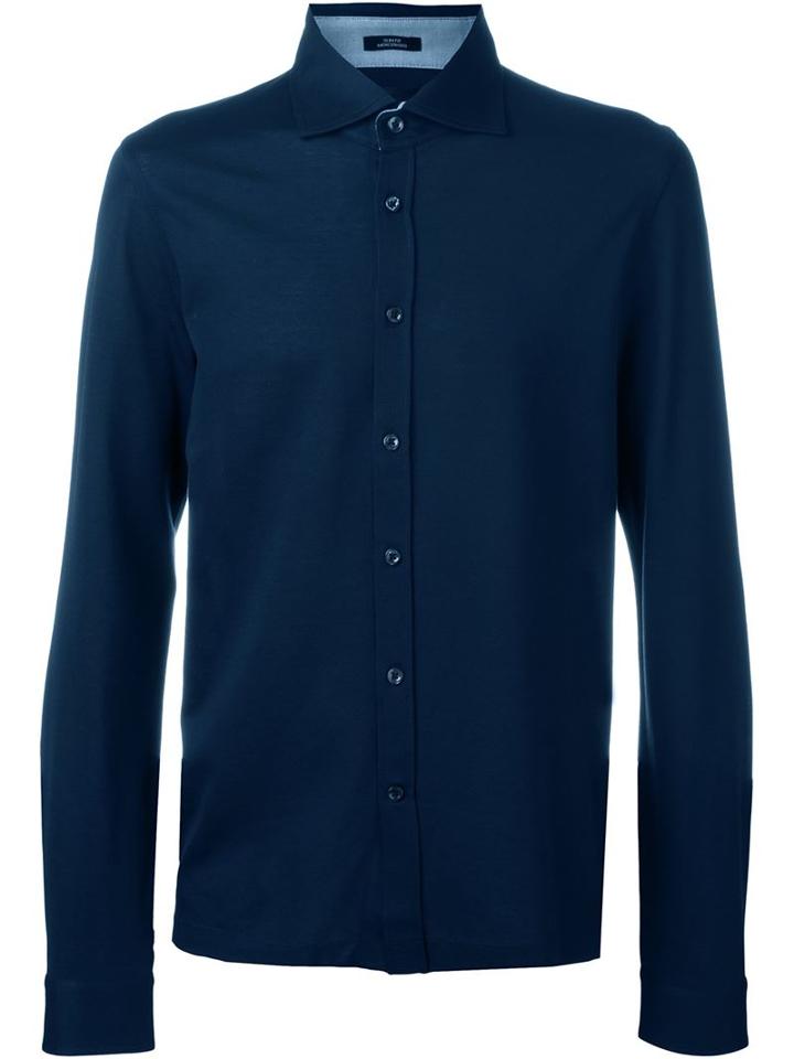 Boss Hugo Boss Jersey Shirt, Men's, Size: Xxl, Blue, Cotton