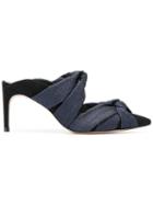Sophia Webster Pointed Toe Mules - Black