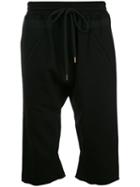 Amen - Unfinished Bermuda Shorts - Men - Cotton - 50, Black, Cotton