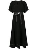 3.1 Phillip Lim Belted Midi Dress - Black