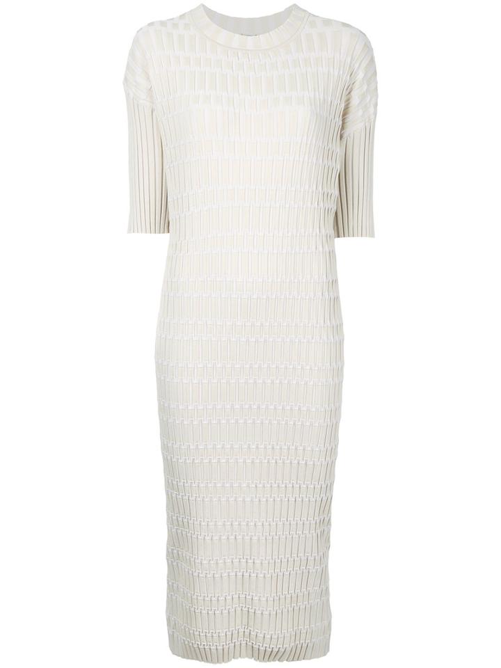 Joseph - Knitted Midi Dress - Women - Polyamide/viscose - S, Women's, Nude/neutrals, Polyamide/viscose