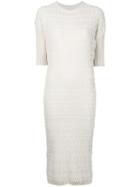 Joseph - Knitted Midi Dress - Women - Polyamide/viscose - S, Women's, Nude/neutrals, Polyamide/viscose