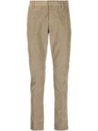 Dondup Slim Fit Corduroy Trousers - Neutrals