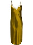 Mes Demoiselles Lingerie Midi Dress - Green