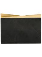 Nathalie Trad 'phoenix' Clutch, Women's, Black, Resin/brass