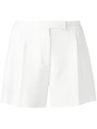 Elie Saab Tailored Shorts, Women's, Size: 40, White, Acetate/viscose/spandex/elastane/rayon
