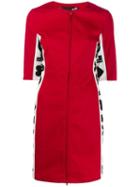 Love Moschino Love Panelled Dress - Red