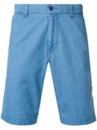 Aspesi Ber Chambray Shorts - Blue