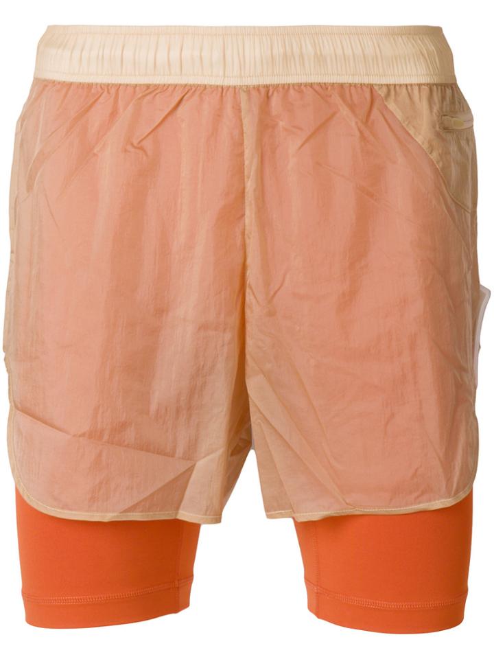 Cottweiler Layered Look Shorts - Nude & Neutrals