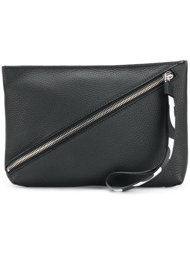 Proenza Schouler Front Zip Clutch - Black